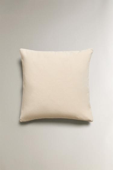 EMBROIDERED CUSHION COVER - Ecru by Zara - Image 3