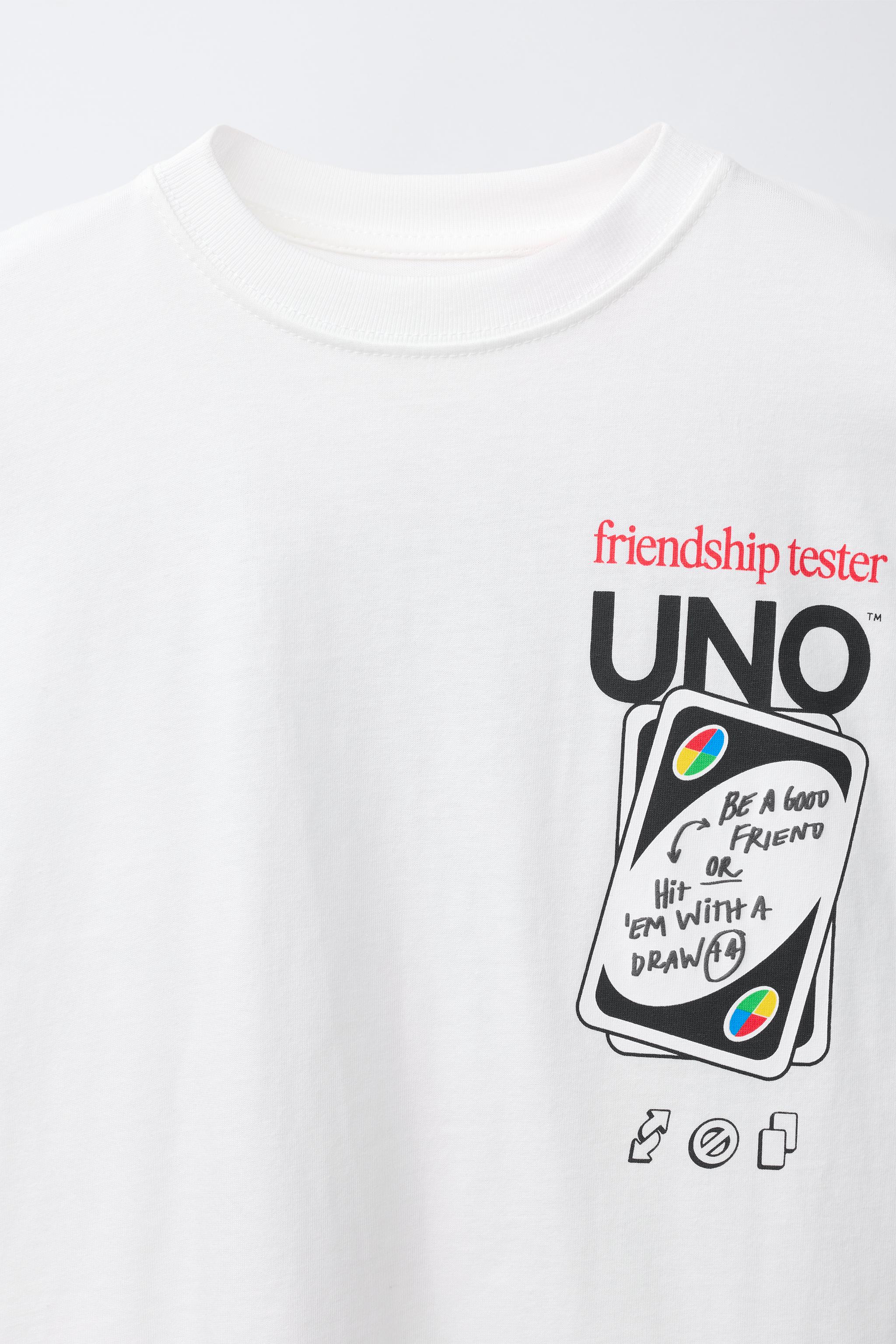 Детские футболки Zara UNO © CARD GAME PRINT T-SHIRT — фото 3