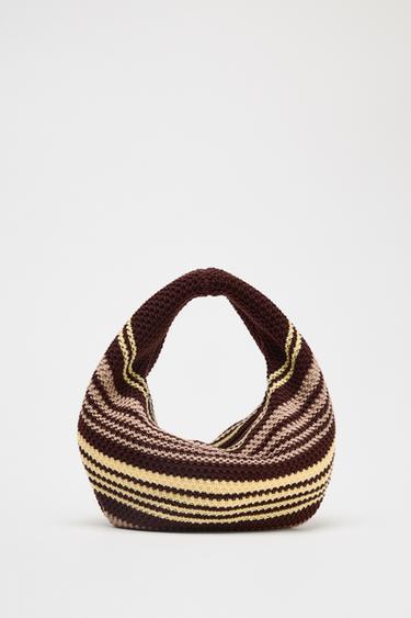 SACO RAYAS CROCHET - Multicolor de Zara