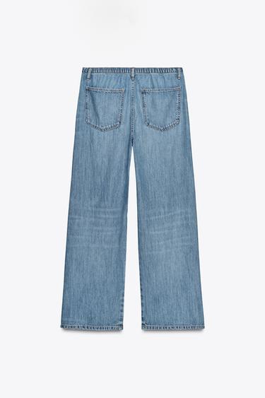 PANTALON FLUIDE JEAN TRF CORDON - Bleu de Zara - Image 7