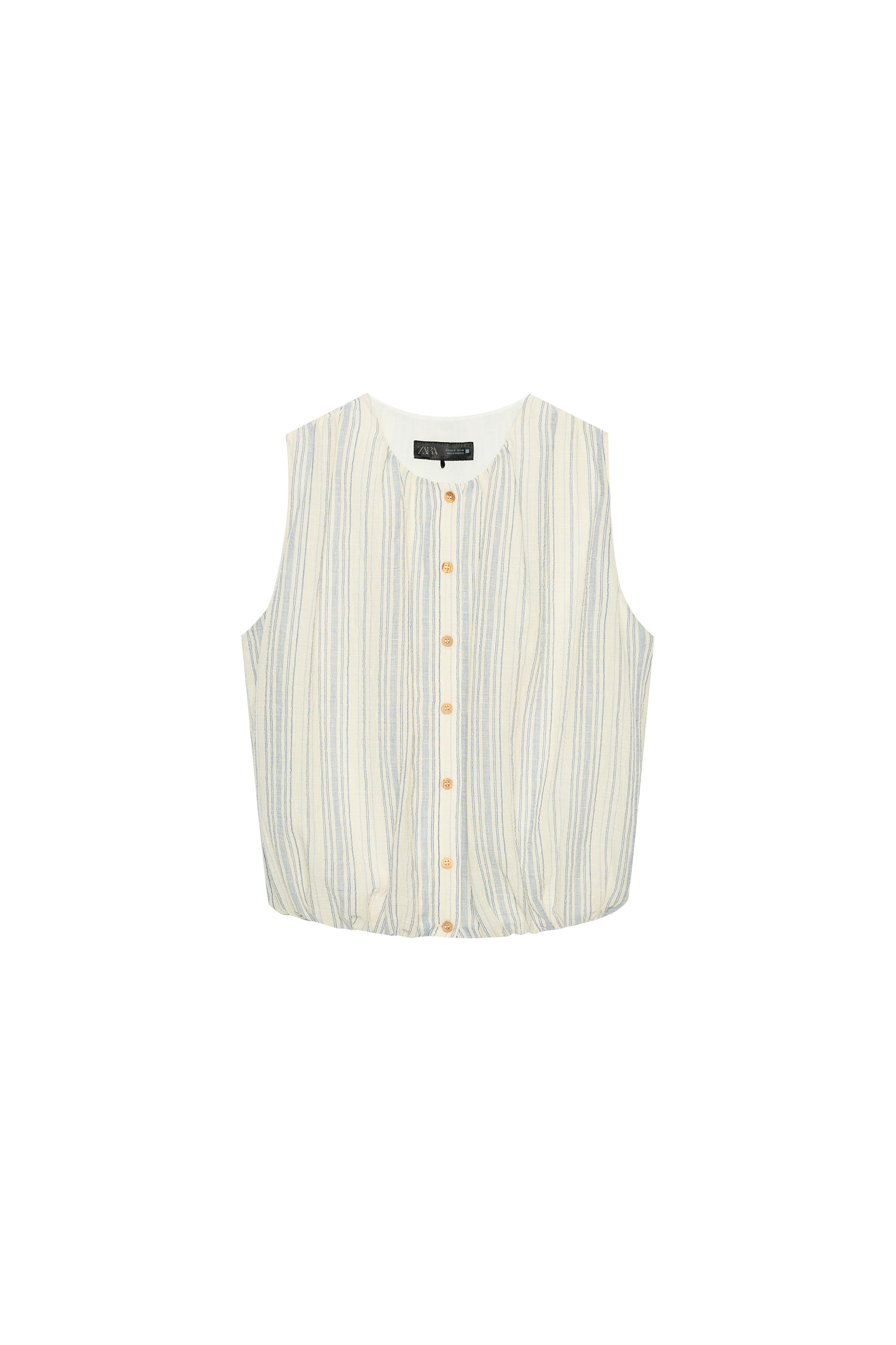 BLUSA RAYAS GLOBO