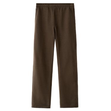 PANTALÓN JOGGER HEAVYWEIGHT REGULAR FIT ORIGINS - Chocolate de Zara