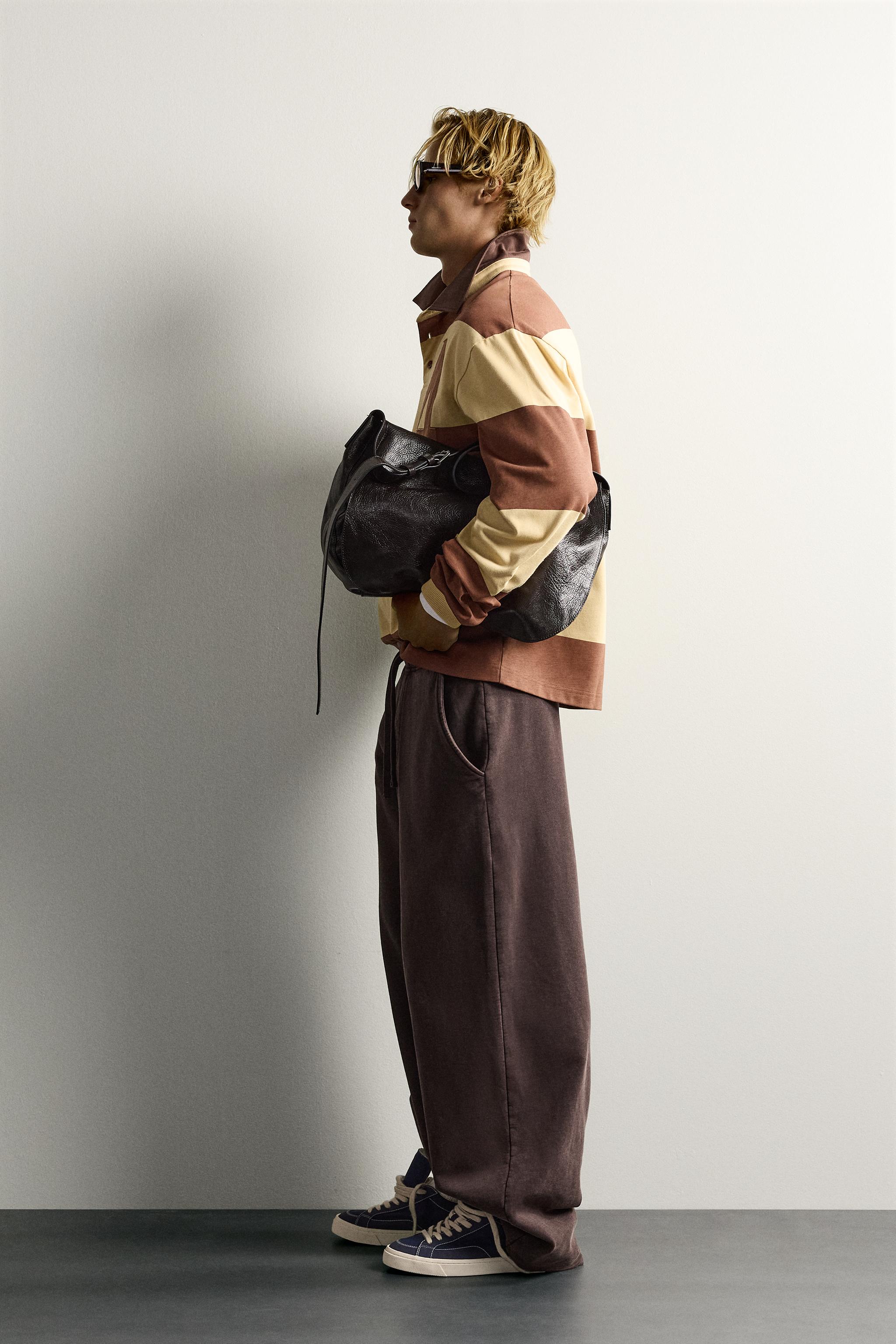 RELAXED FIT WASHED SWEATPANTS
