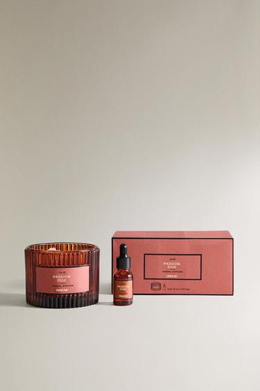 PASSION OUD DIFFUSER MET VULKANISCHE STEEN - Oranjebruin van Zara - Afbeelding 0
