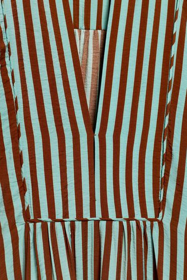 ROBE CAFTAN À RAYURES ÉDITION LIMITÉE - rayures de Zara - Image 7