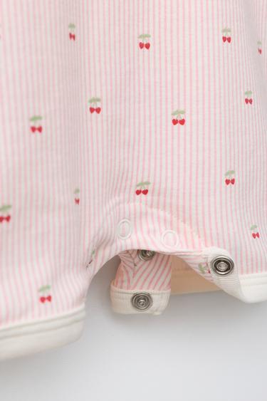 TWO-PACK OF CHERRY SLEEPSUITS - Pink by Zara - Image 4