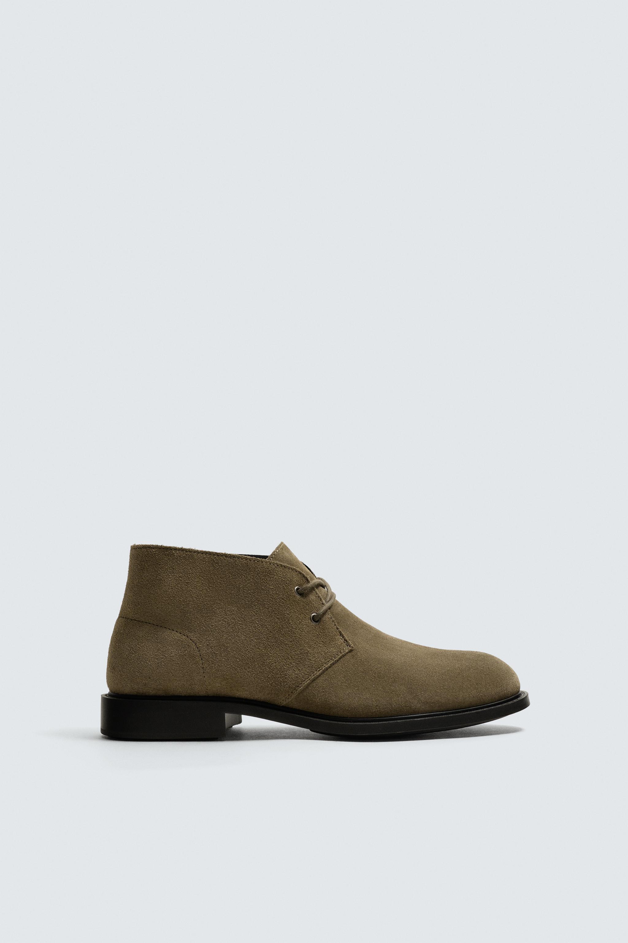 ZARA 新品 レースアップブーツ 38 美品 ZARA レースアップベルトブーツ【38】サイドジップ 本革
