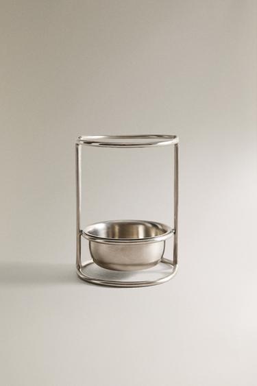 Zara METAL TOOTHBRUSH HOLDER - Silver