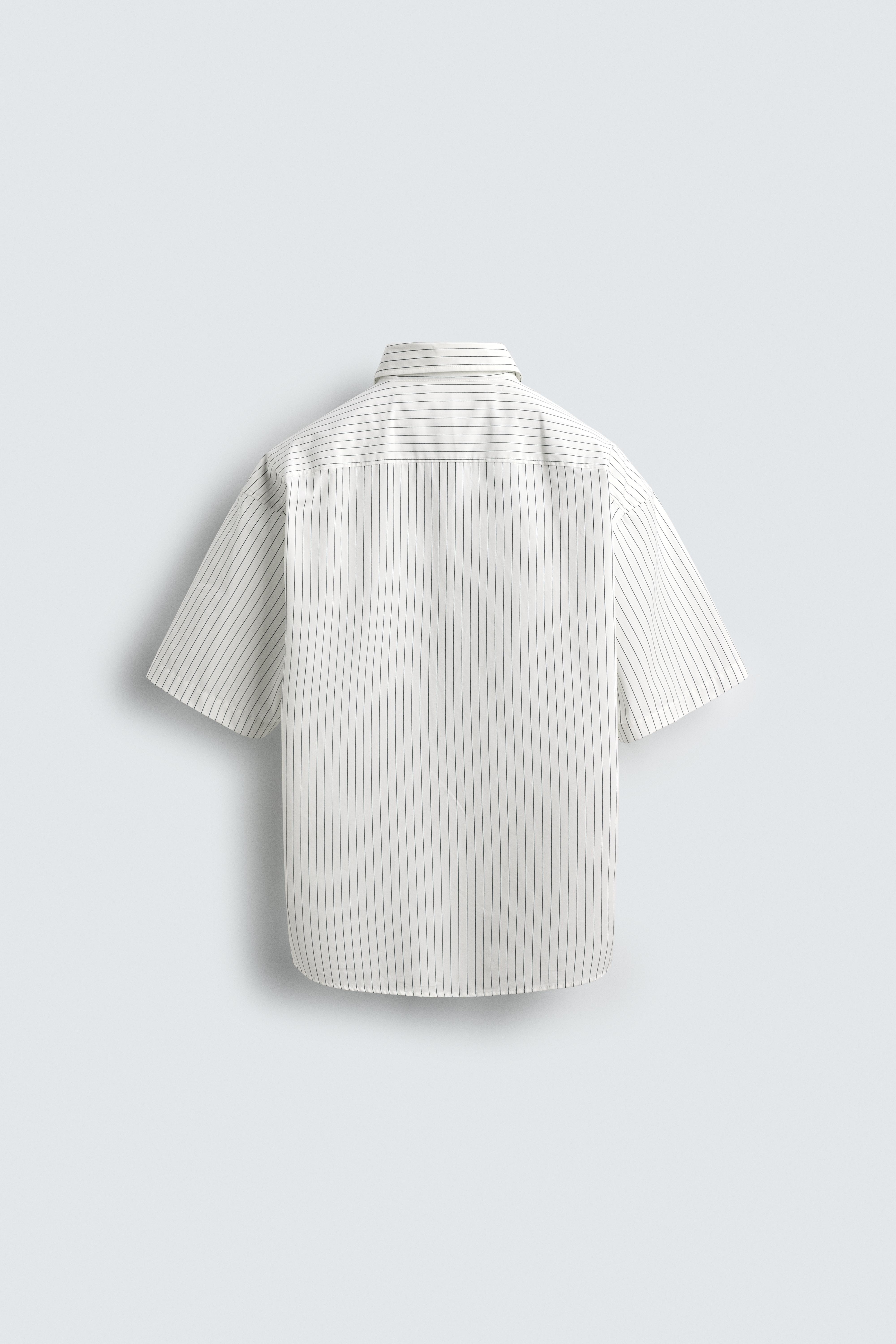 EMBROIDERED STRIPED SHIRT
