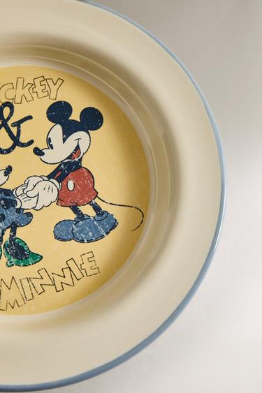 KIDS' MICKEY & MINNIE ©DISNEY CERAMIC PLATE - Multicoloured by Zara - Image 2