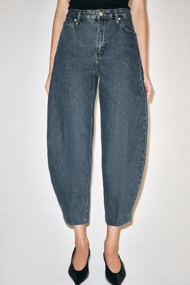 ZW COLLECTION HIGH-RISE TAPERED JEANS — Indigo 2