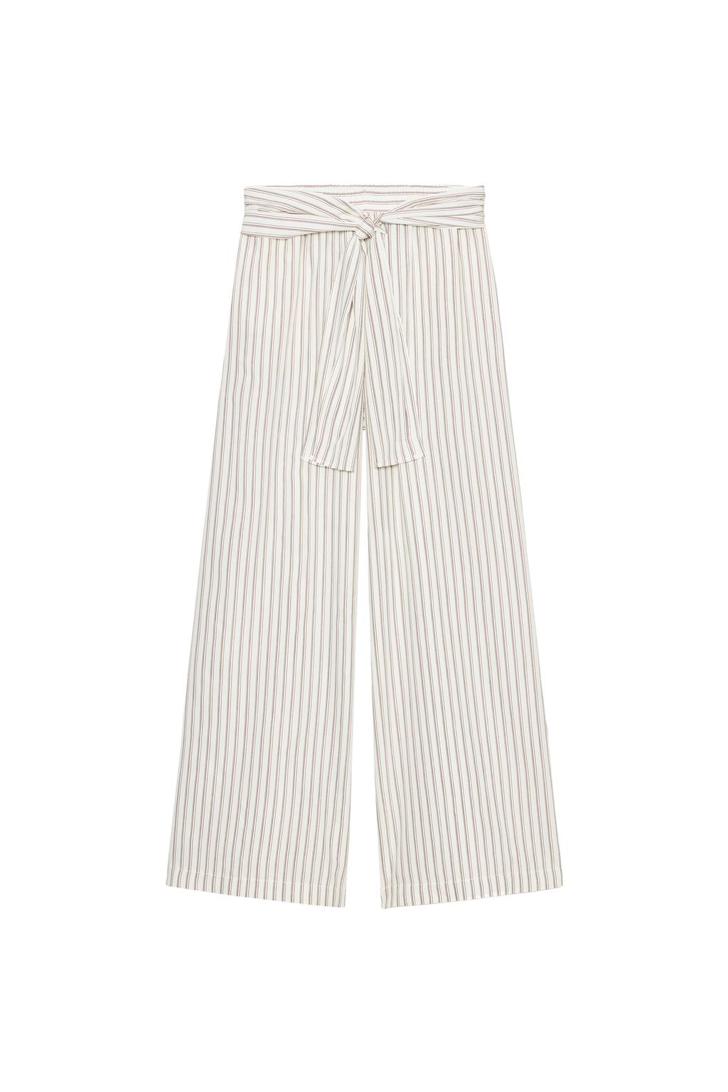 WIDE LEG SCARF PRINT PANTS - image 3