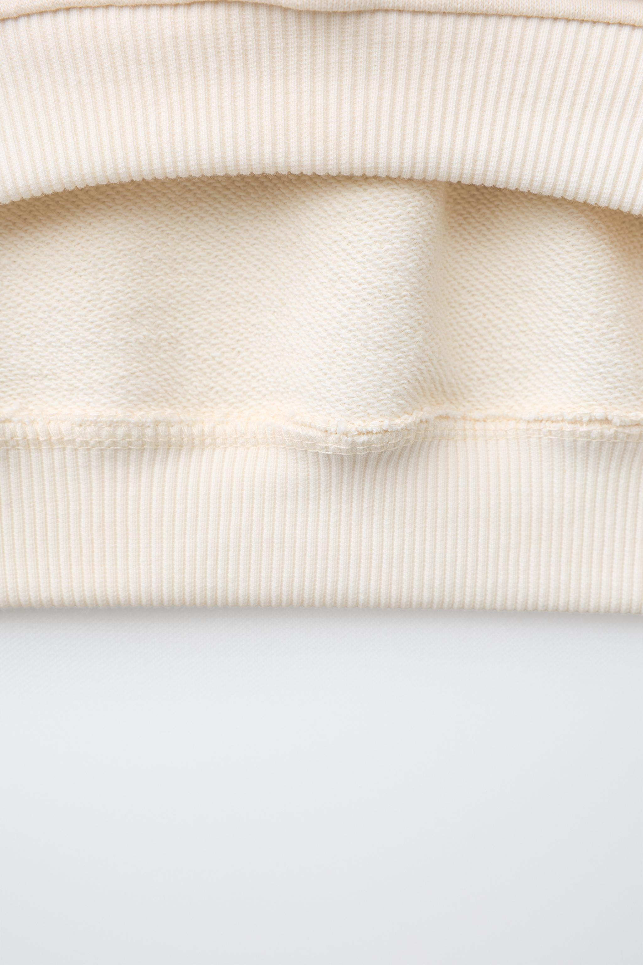 Детские худи Zara HEART AND TEXT PRINT SWEATSHIRT — фото 5