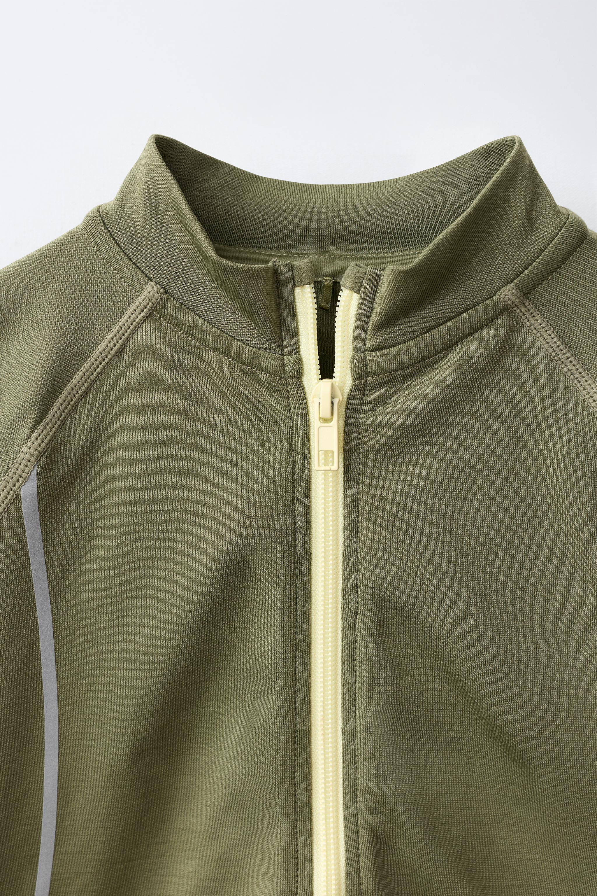 SEAMLESS SPORTY ZIP SWEATSHIRT