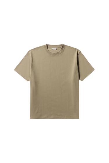 EXTRA HEAVYWEIGHT T-SHIRT - Taupe grey by Zara