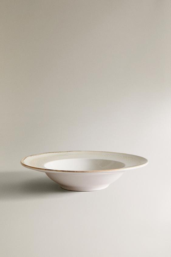 STONEWARE PASTA PLATE