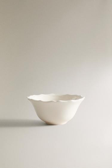 EARTHENWARE SNACK BOWL - Ecru Zara