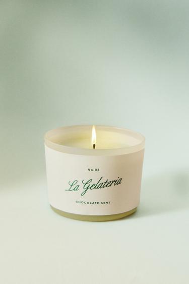 (150 G) BOUGIE PARFUMÉE CHOCOLAT MINT - marron-vison de Zara - Image 5
