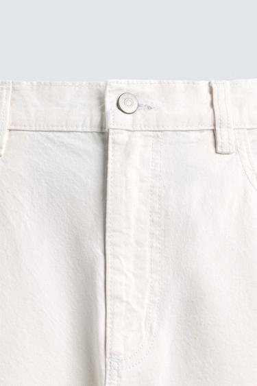RELAXED FIT JEANS - White by Zara - Image 8