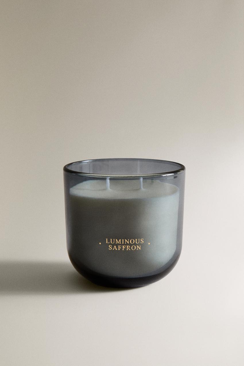 (400 G) LUMINOUS SAFFRON SCENTED CANDLE - Mustard by Zara - Image 1