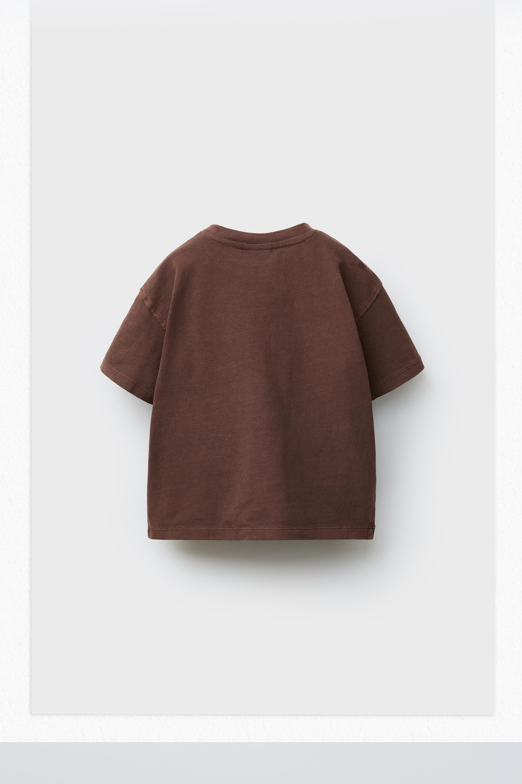 GARMENT DYE ポケットTシャツ - カーキ | ZARA Japan / 日本
