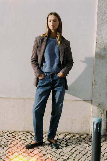 JEANS Z1975 SLIM FIT TIRO ALTO - Azul medio de Zara