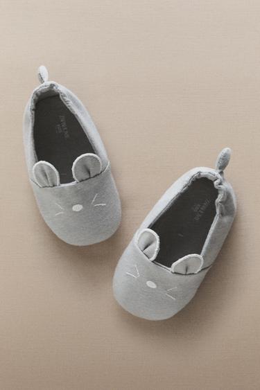 Zara ANIMAL BOOTIES - Gray