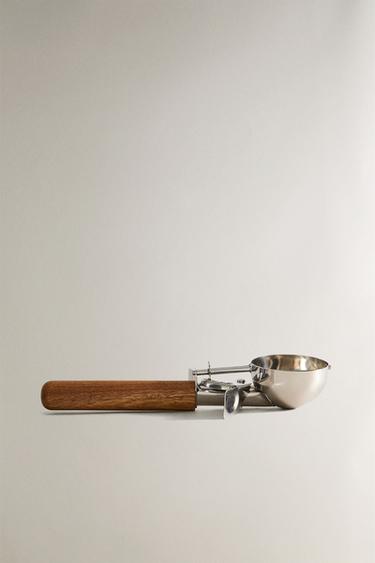 CUILLÈRE À GLACE MANCHE ACACIA - Marron de Zara - Image 4