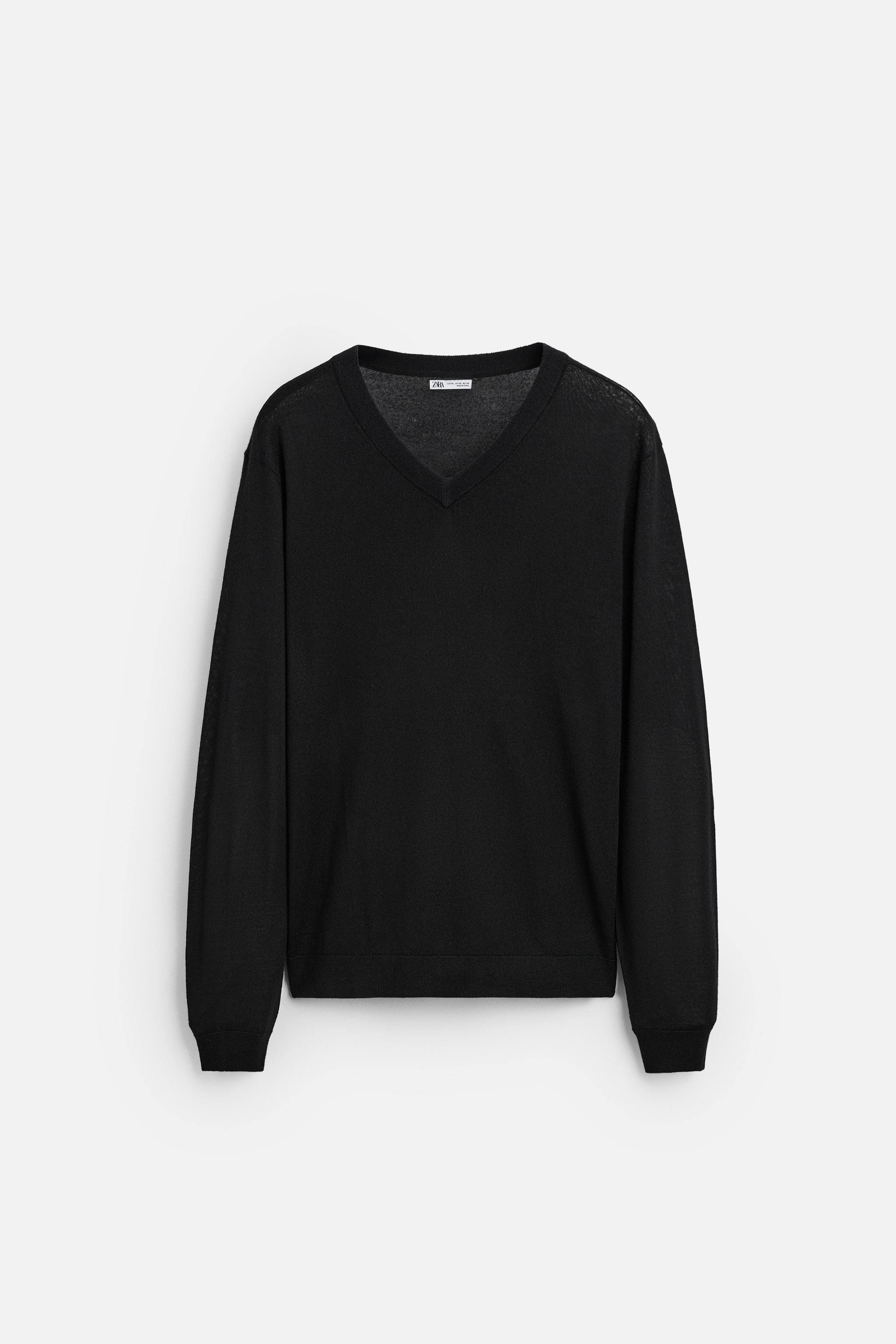 人気のクリスマスアイテムがいっぱい！ - SWEATER WOOL LIGHTWEIGHT Black States United ZARA | トップス