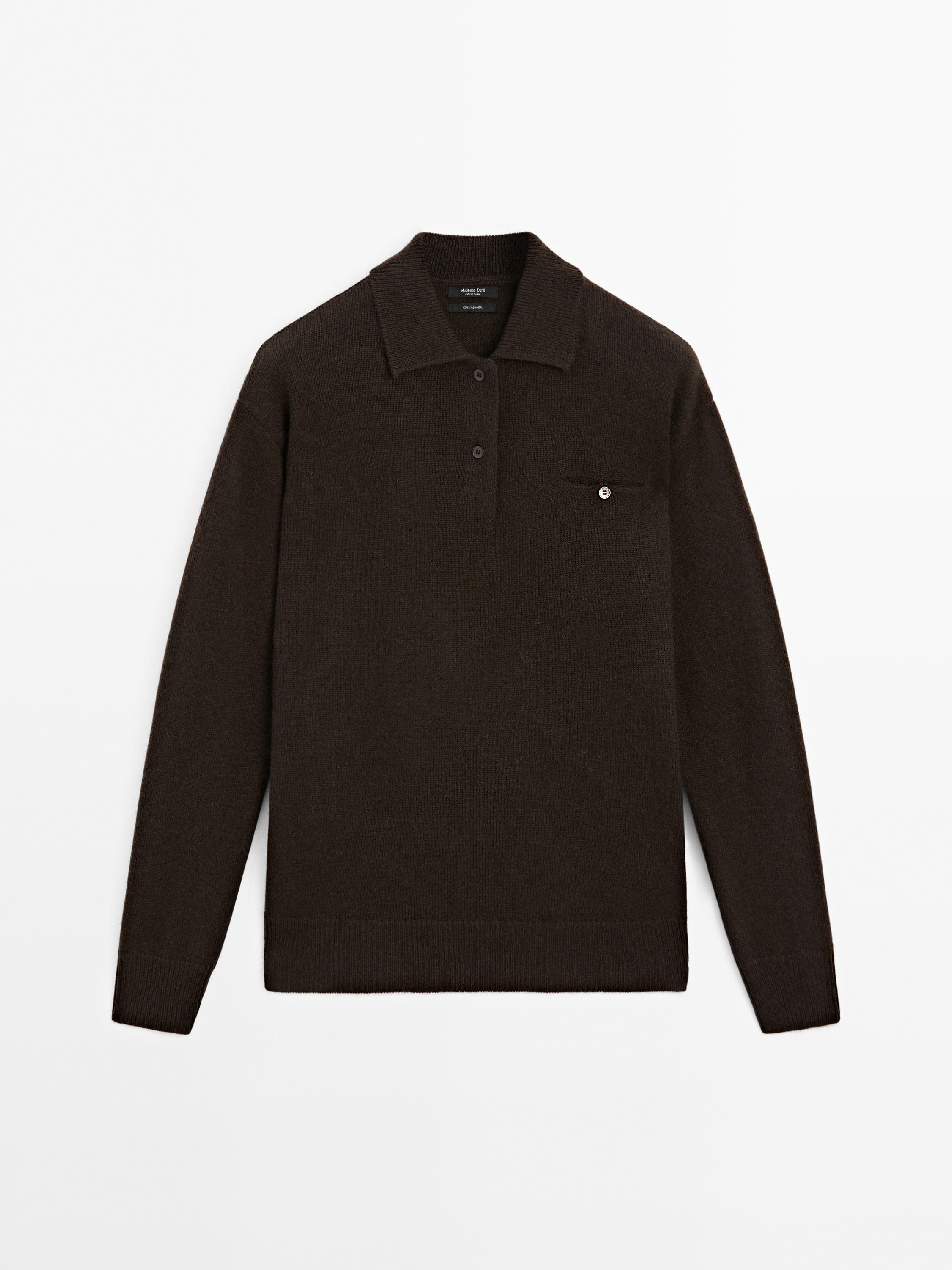 Pull 100 % cachemire avec poche