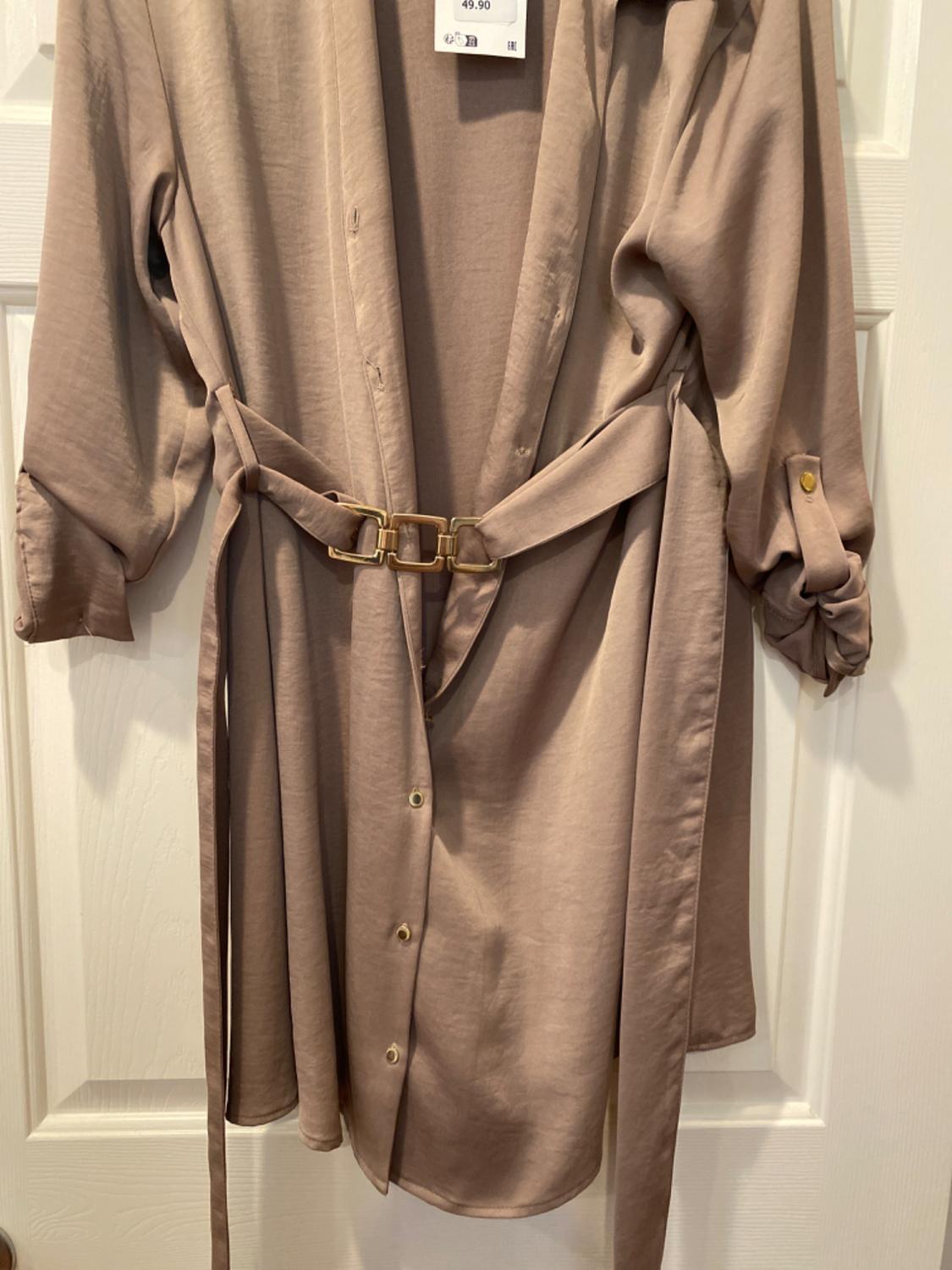 VESTIDO CAMISERO SATINADO - Image 2