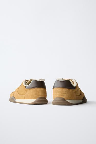 CONTRAST TRAINERS - Mustard by Zara - Image 5