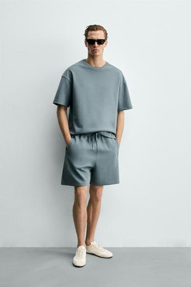 DŽEMPERIS ‘RELAXED FIT’ INTERLOCK - Pīles zils no Zara