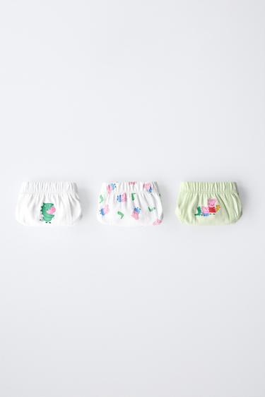 Zara 2-6 YEARS/ THREE-PACK OF PEPPA PIG ™ BRIEFS - White