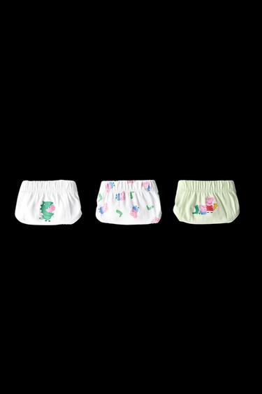 2-6 YEARS/ THREE-PACK OF PEPPA PIG ™ BRIEFS - White by Zara - Image 0
