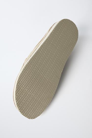 LEATHER LACE-UP SHOES - Sand Brown by Zara - Image 6