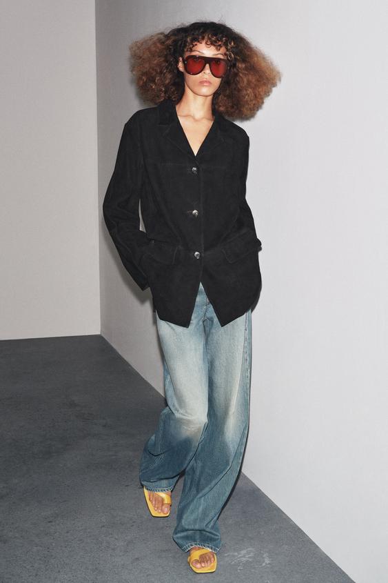 ZW COLLECTION 100% SUEDE OVERSIZE JACKET LIMITED EDITION