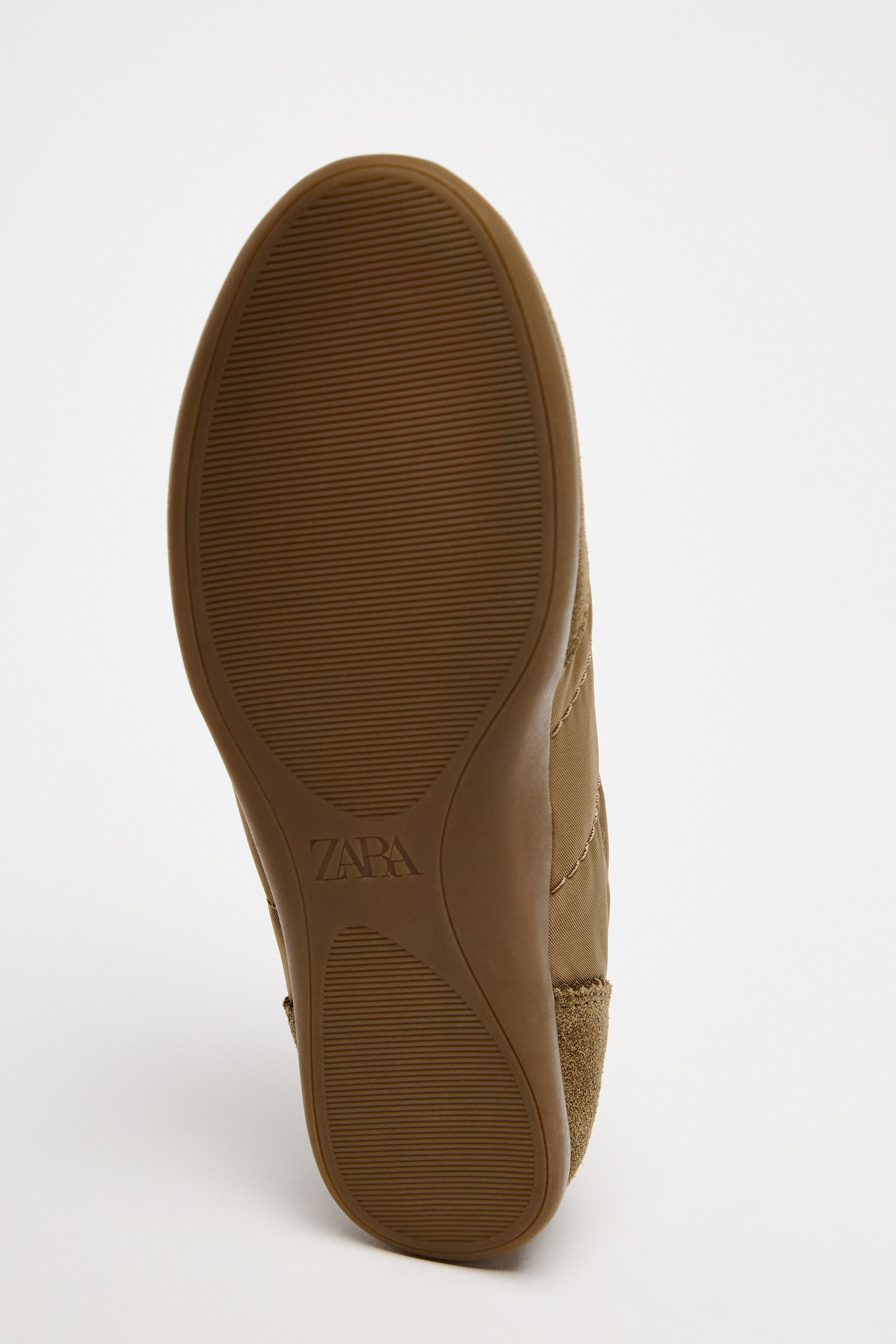 SOFT ATHLETIC SNEAKERS - Brown | ZARA United States