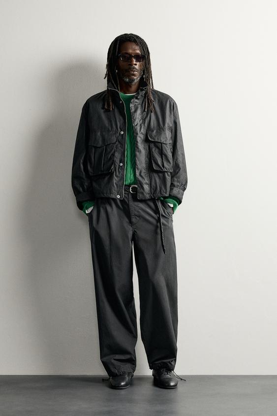 JACK MET GEWAXTE LOOK AARON LEVINE X ZARA - Zwart van Zara - Afbeelding 0