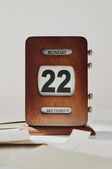 Zaras MANUELL BORDSKALENDER - Brun