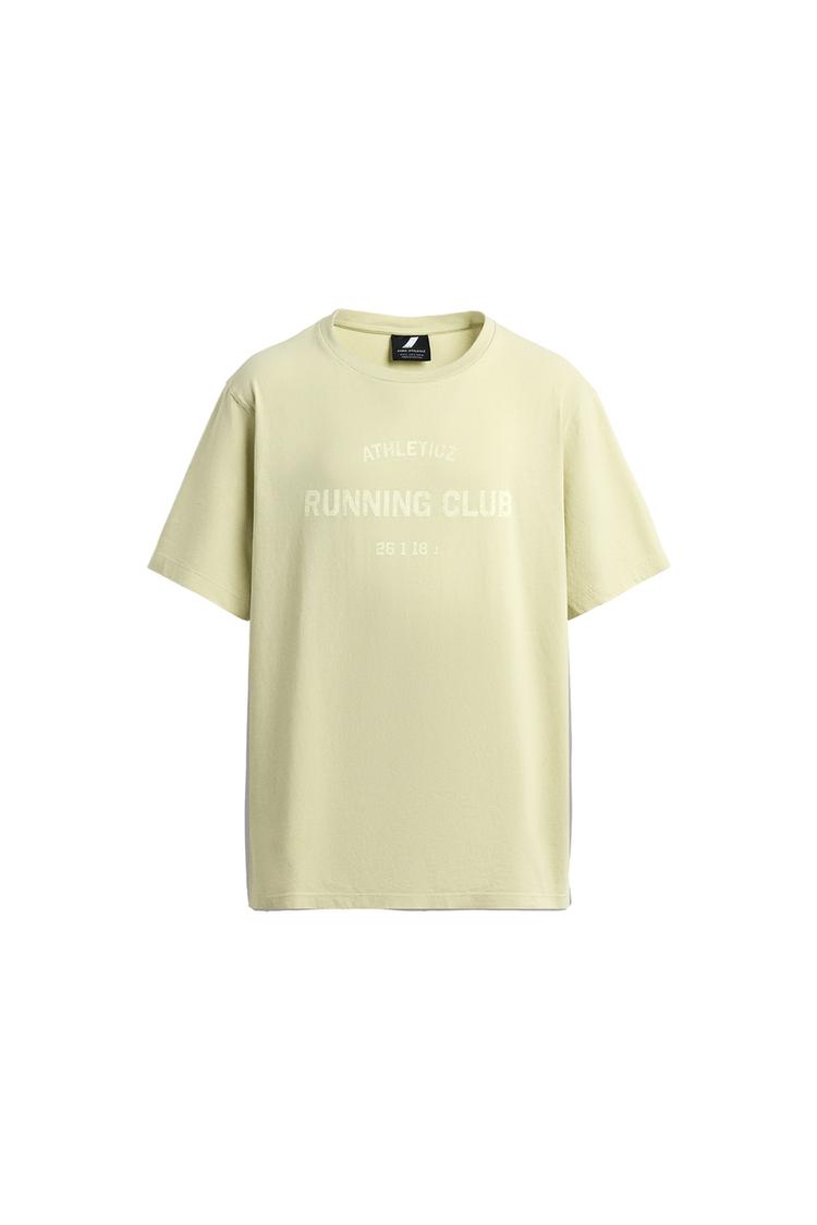 Camiseta de algodón para correr
