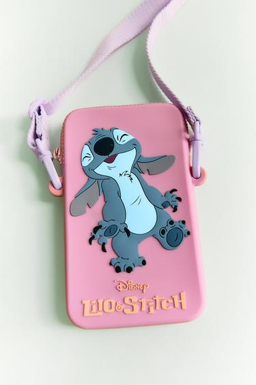 Zara LILO & STITCH © DISNEY RUBBERIZED CELL PHONE HOLDER - Pink
