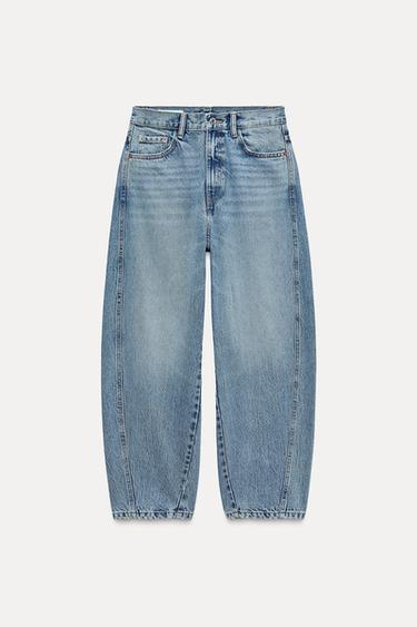 TRF CROPPED CARROT JEANS - Indigo by Zara - Image 0