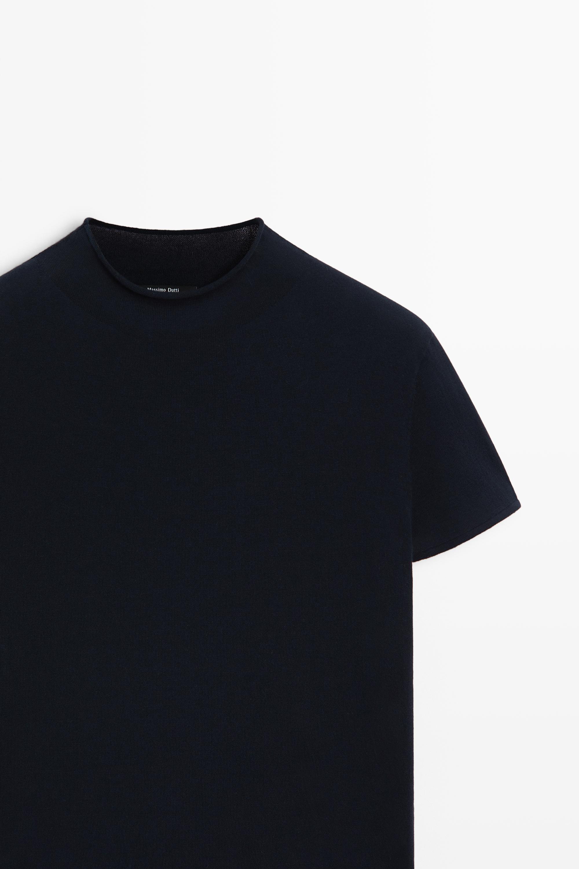 100% cotton short sleeve sweater