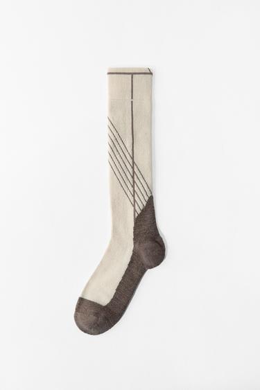 جوارب حرارية من مجموعة THERMOLITE® CORE للتزلج - خَام by Zara