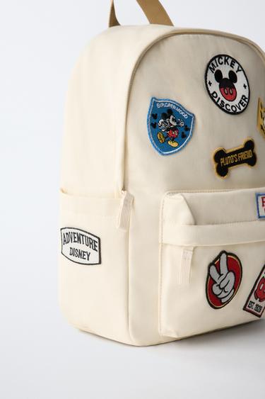MICKEY MOUSE © DISNEY PATCH BACKPACK - Ecru White by Zara - Image 2