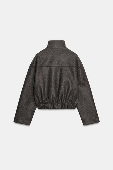VESTE BOMBER SOFT - Marron foncé de Zara - Image 5