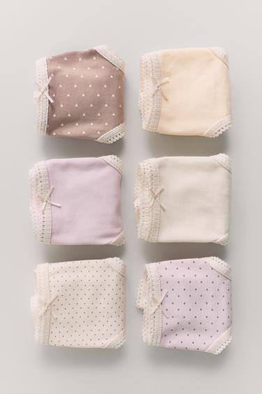 6-14 JAHRE/ 6ER-PACK SLIPS MIT PUNKTEN - Bunt von Zara