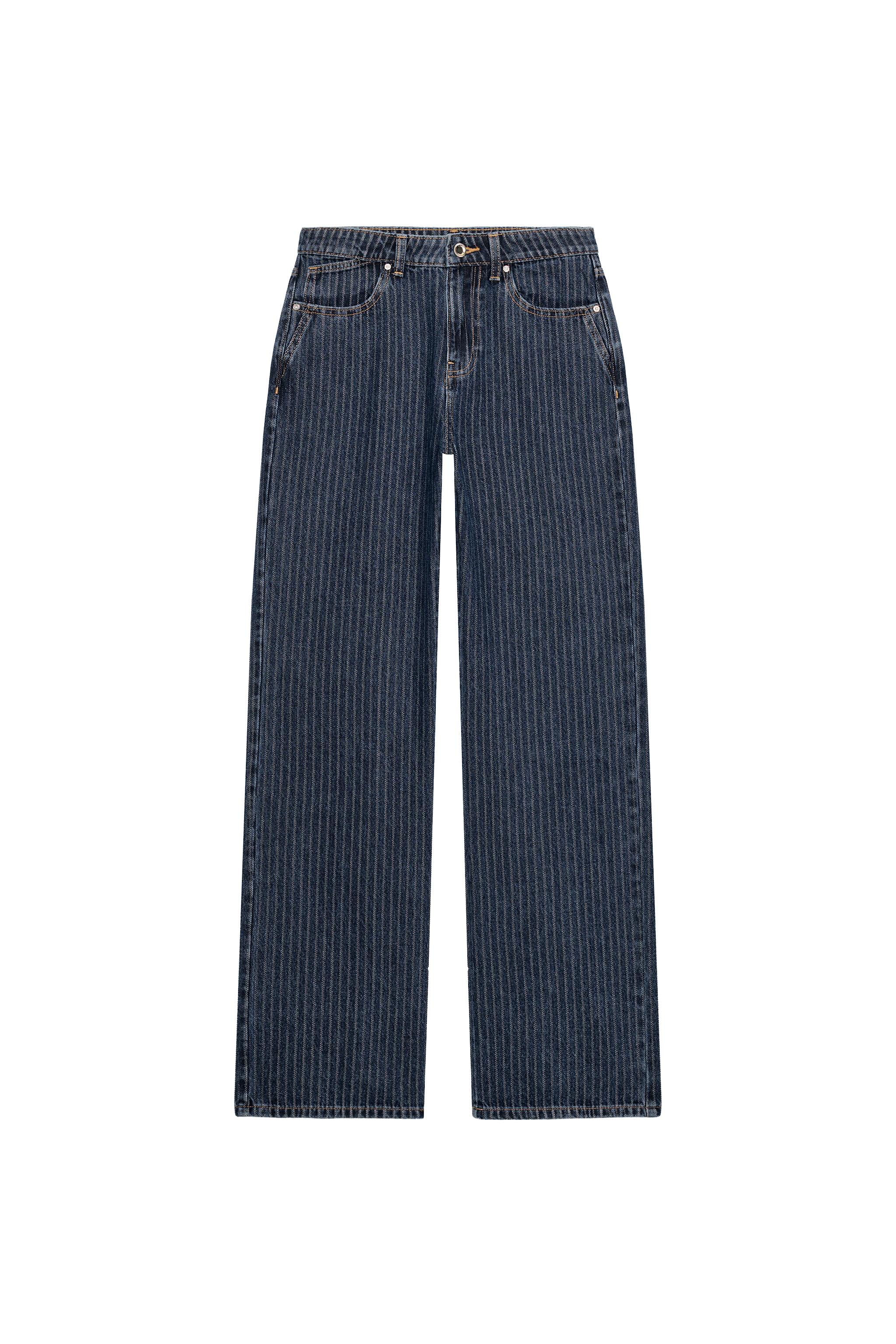 JEANS Z1975 STRAIGHT TIRO BAJO RAYAS