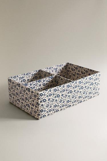FLORAL BABY CLOTHES ORGANISER - Blue by Zara - Image 1